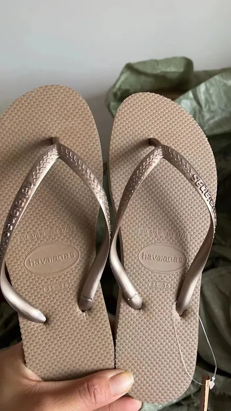 2024 NUEVA SUMERAURA OUTERA Mujeres Flip Flip Flip Havana Brasil Beach Slippers