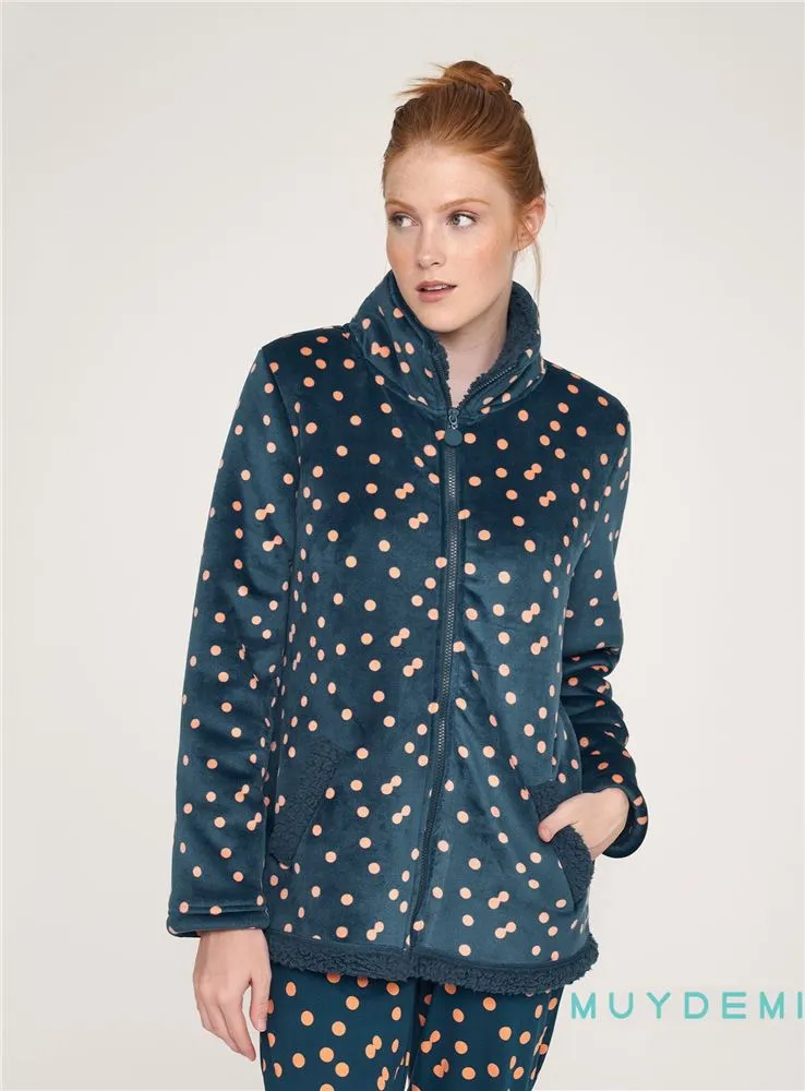 274315 BATA MUJER DOTS MICROVELOUR