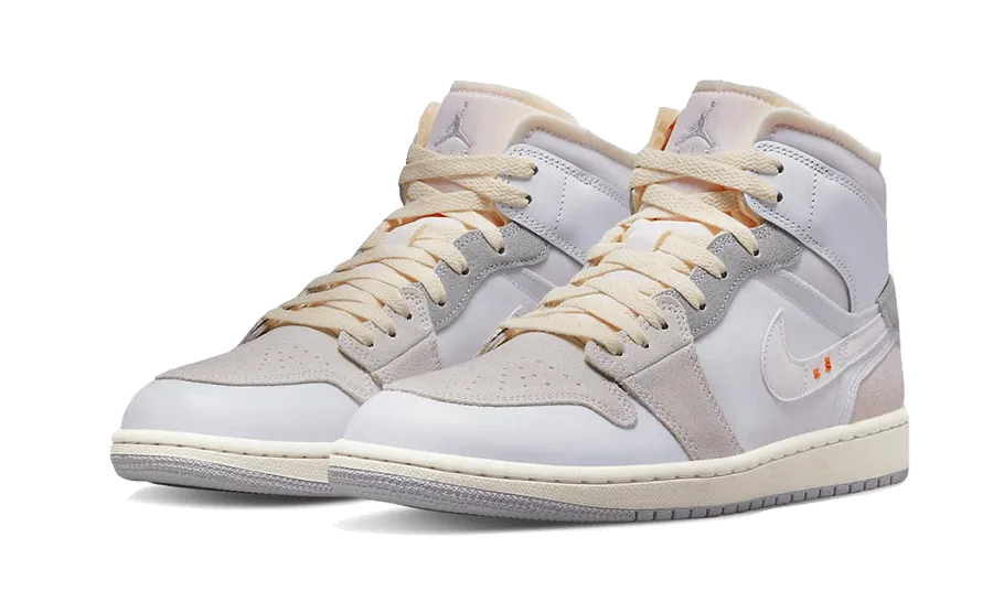 Air Jordan 1 Mid SE Craft Inside Out White Grey