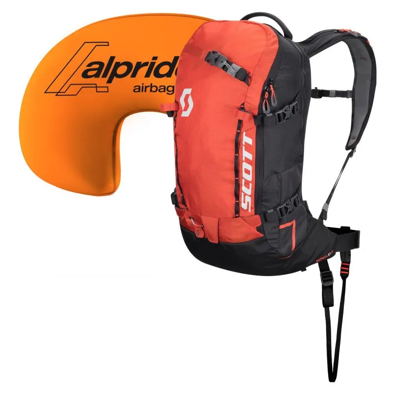 Airbag Scott Pack Kit Patrol E1 22 (Naranja quemado/Negro)
