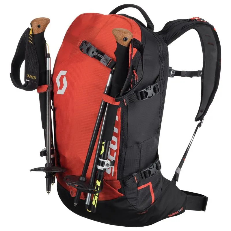 Airbag Scott Pack Kit Patrol E1 22 (Naranja quemado/Negro)