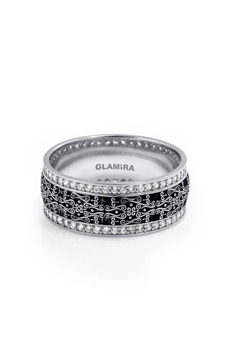 Anillo Boda Mujer Ornate Dense