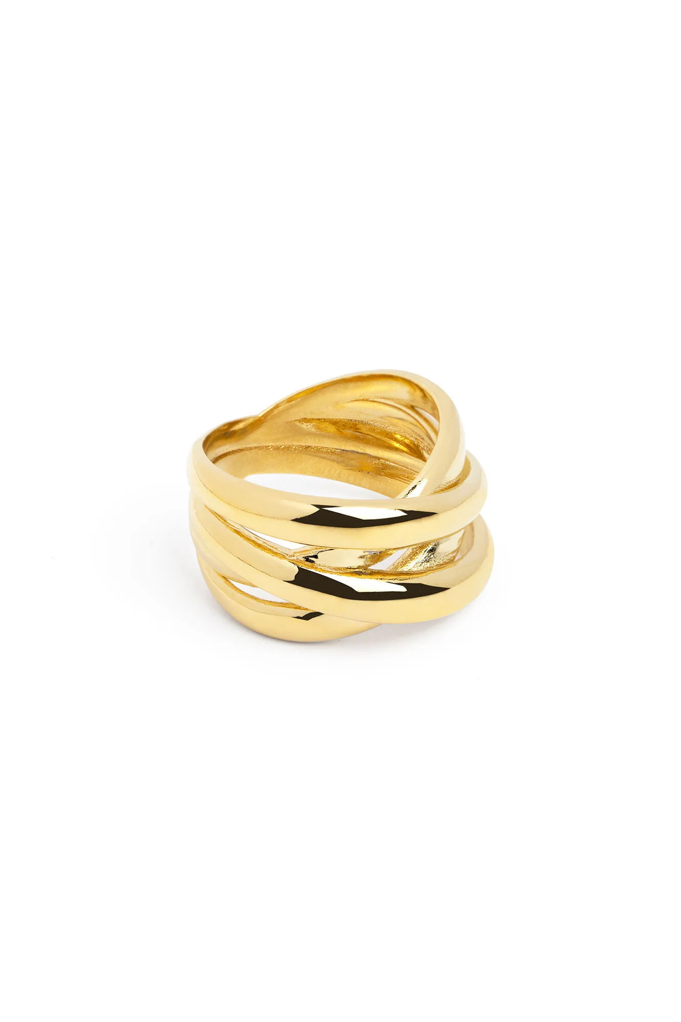 Anillo Double Cross Oro