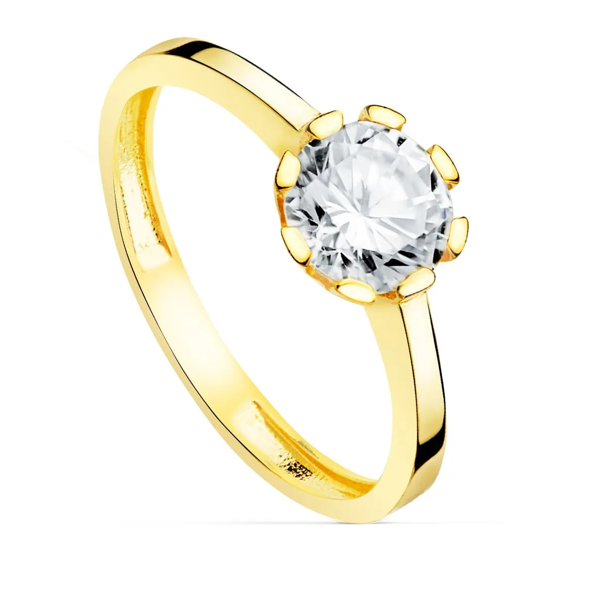 Anillo Oro Circonita