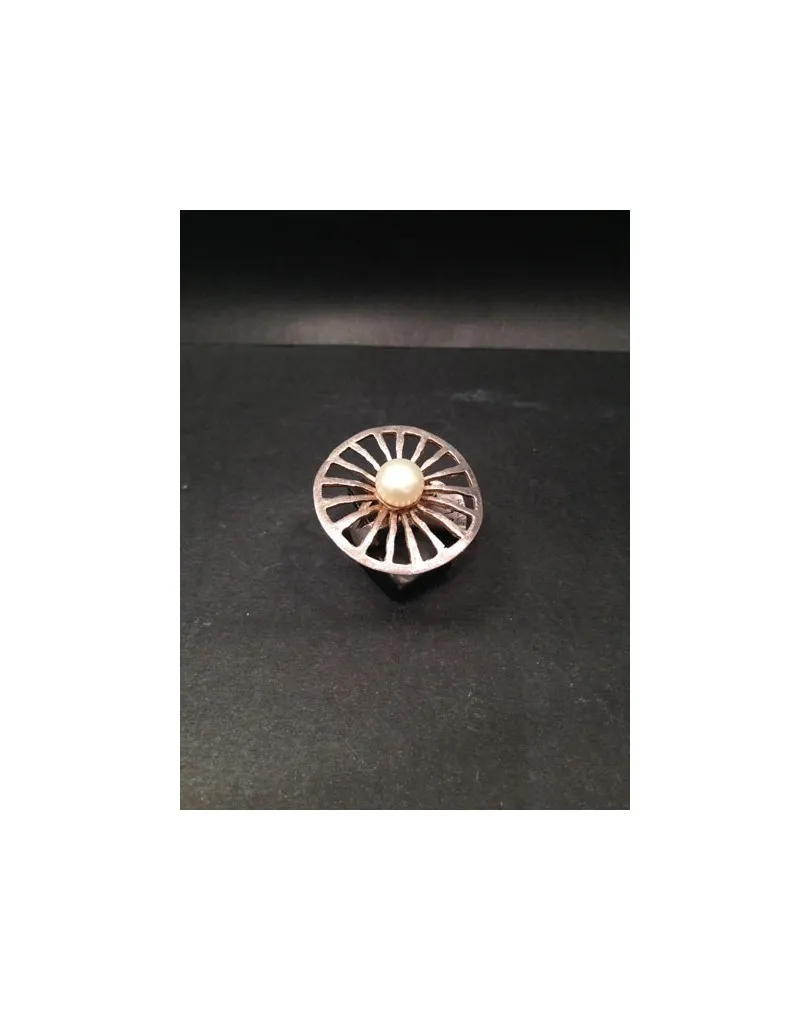 ANILLO PLATA CARRUSEL PERLA