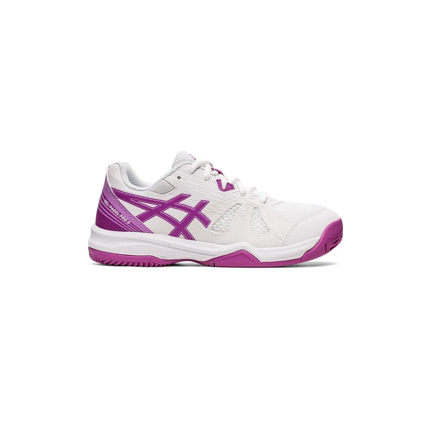 ASICS GELPADEL PRO 5 GRADE SCHOOL BLANCO MORADO NIñA 1044A048 100