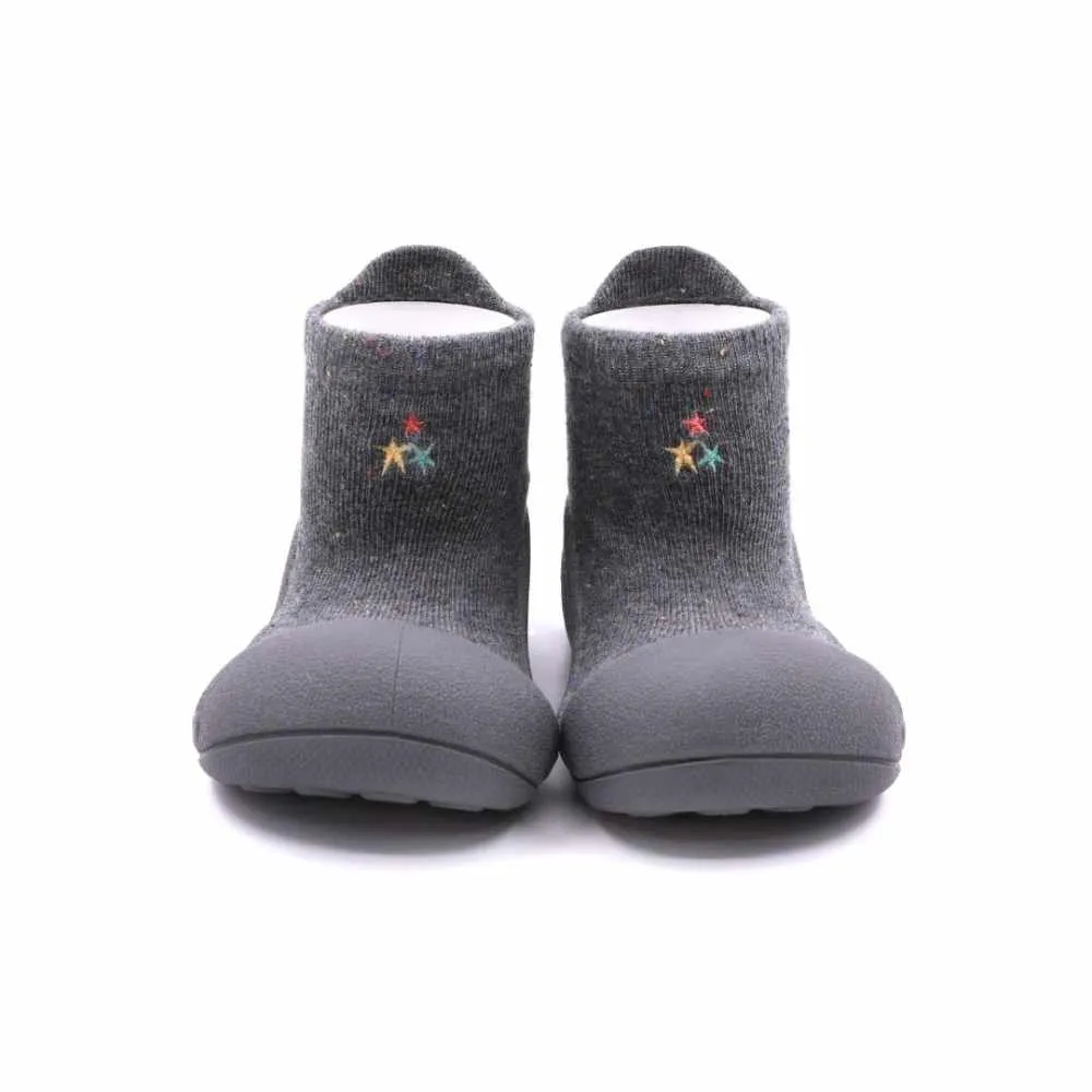 Attipas Basic Doble Calcetín Charcoal Grey