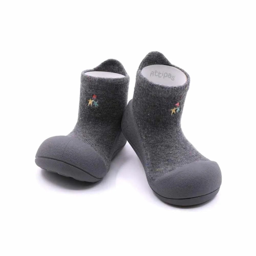 Attipas Basic Doble Calcetín Charcoal Grey