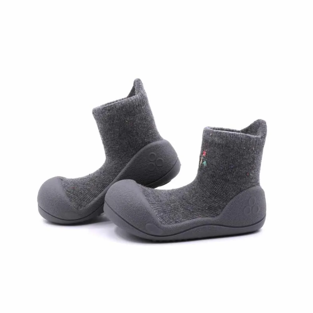 Attipas Basic Doble Calcetín Charcoal Grey