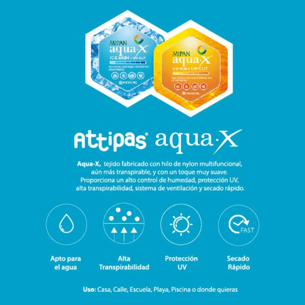 ATTIPAS GRADATION PINK AQUAX VERANO