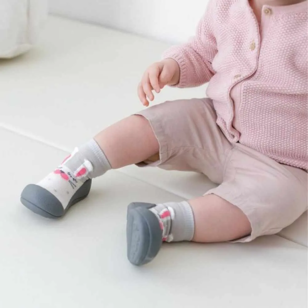 Attipas Twinkle Black Doble Calcetín Pet Rabbit