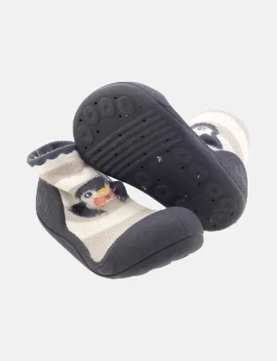 Attipas Zapato beige rayas