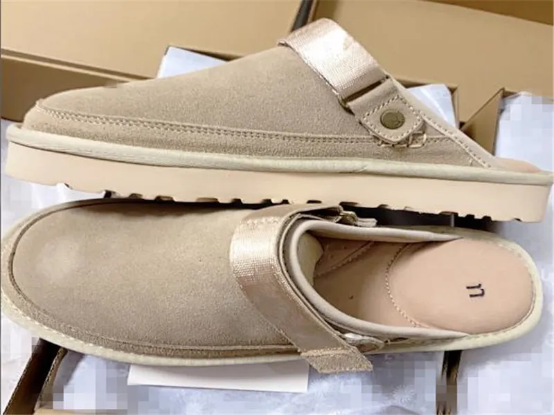 Australia Diseñador Bos1tons 1 CLOG Sludes Platform Slippers House House Mujeres Menores Sandalias de tobogán Tazz Tasman Slides