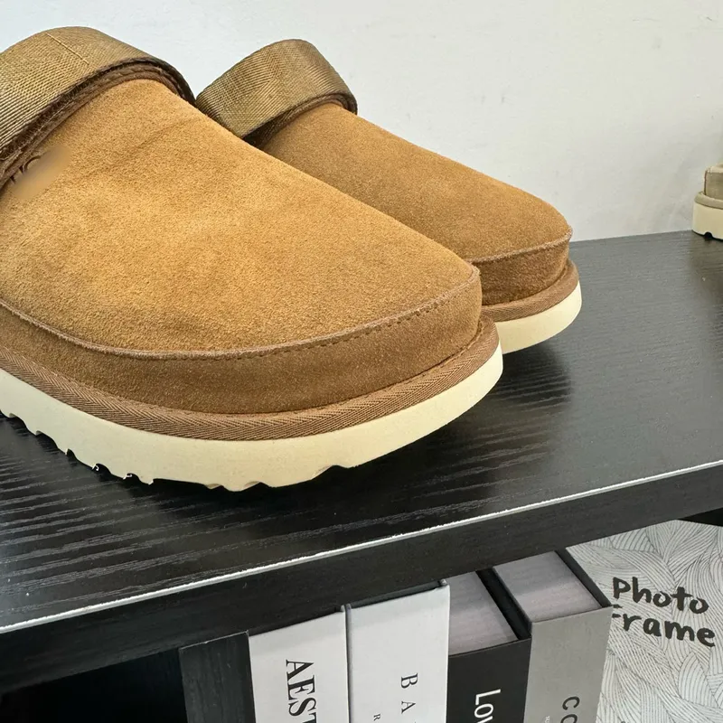 Australia Diseñador Bos1tons 1 CLOG Sludes Platform Slippers House House Mujeres Menores Sandalias de tobogán Tazz Tasman Slides
