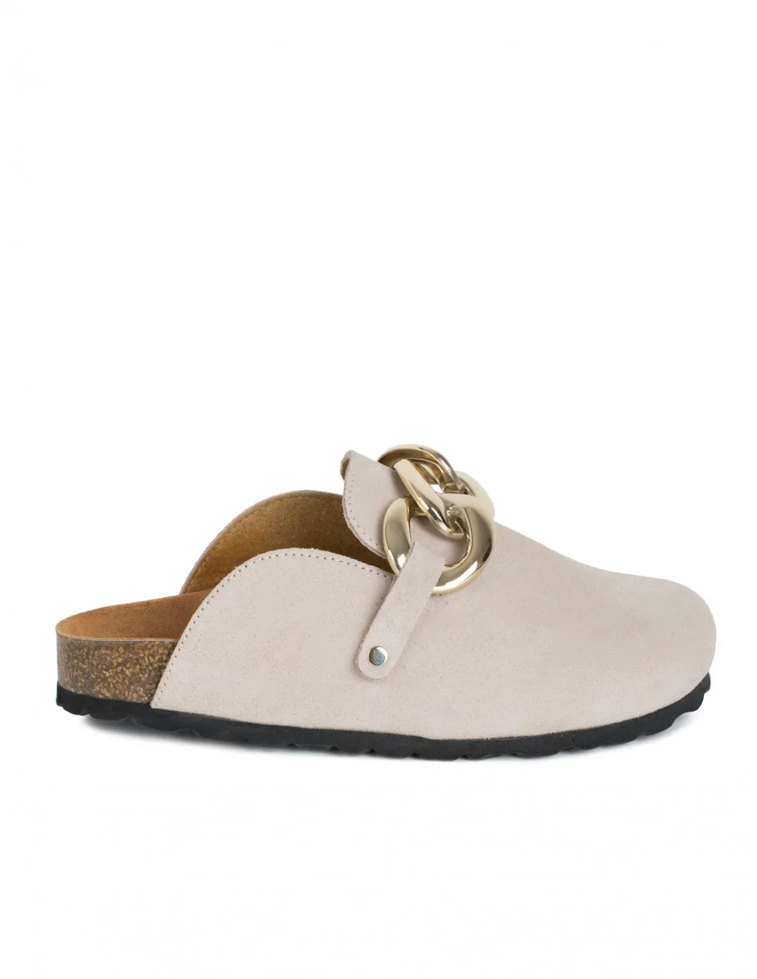 AUTENTI Zuecos Bio Cadena Beige