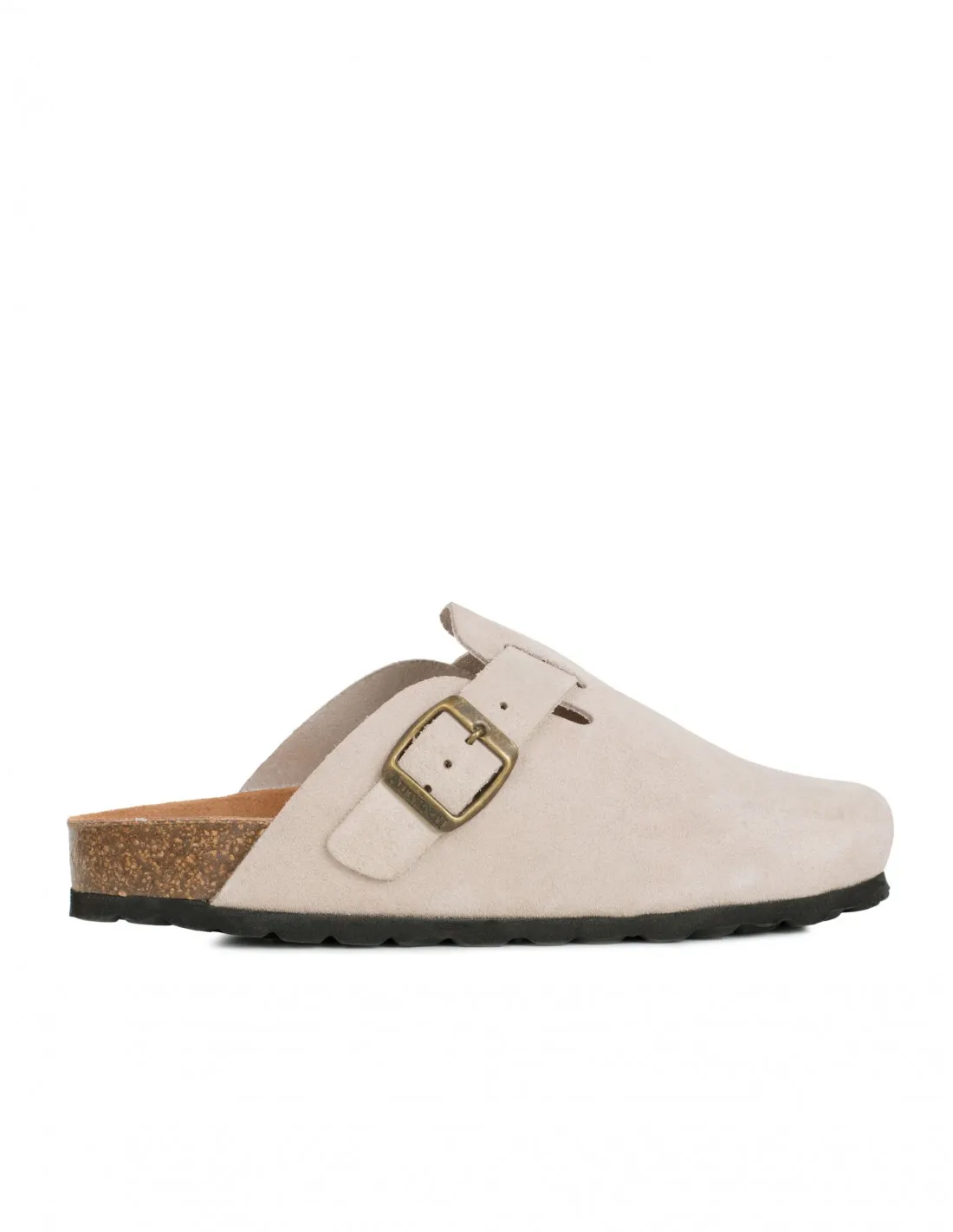 AUTENTI Zuecos Bio Hebilla Beige