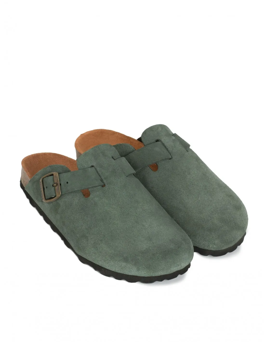 AUTENTI Zuecos Bio Hebilla Verdes