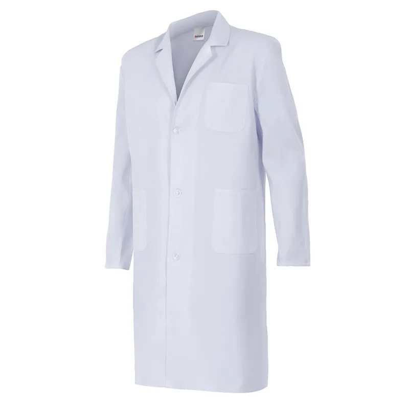 BATA DE LABORATORIO BáSICA UNISEX BLANCA  VELILLA