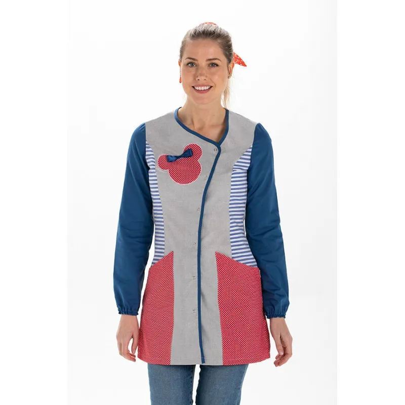 BATA DE MAESTRA CON CORCHETES MISS MOUSE  DYNEKE