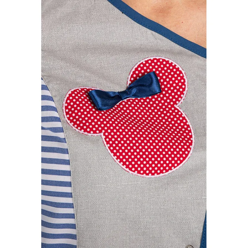 BATA DE MAESTRA CON CORCHETES MISS MOUSE  DYNEKE