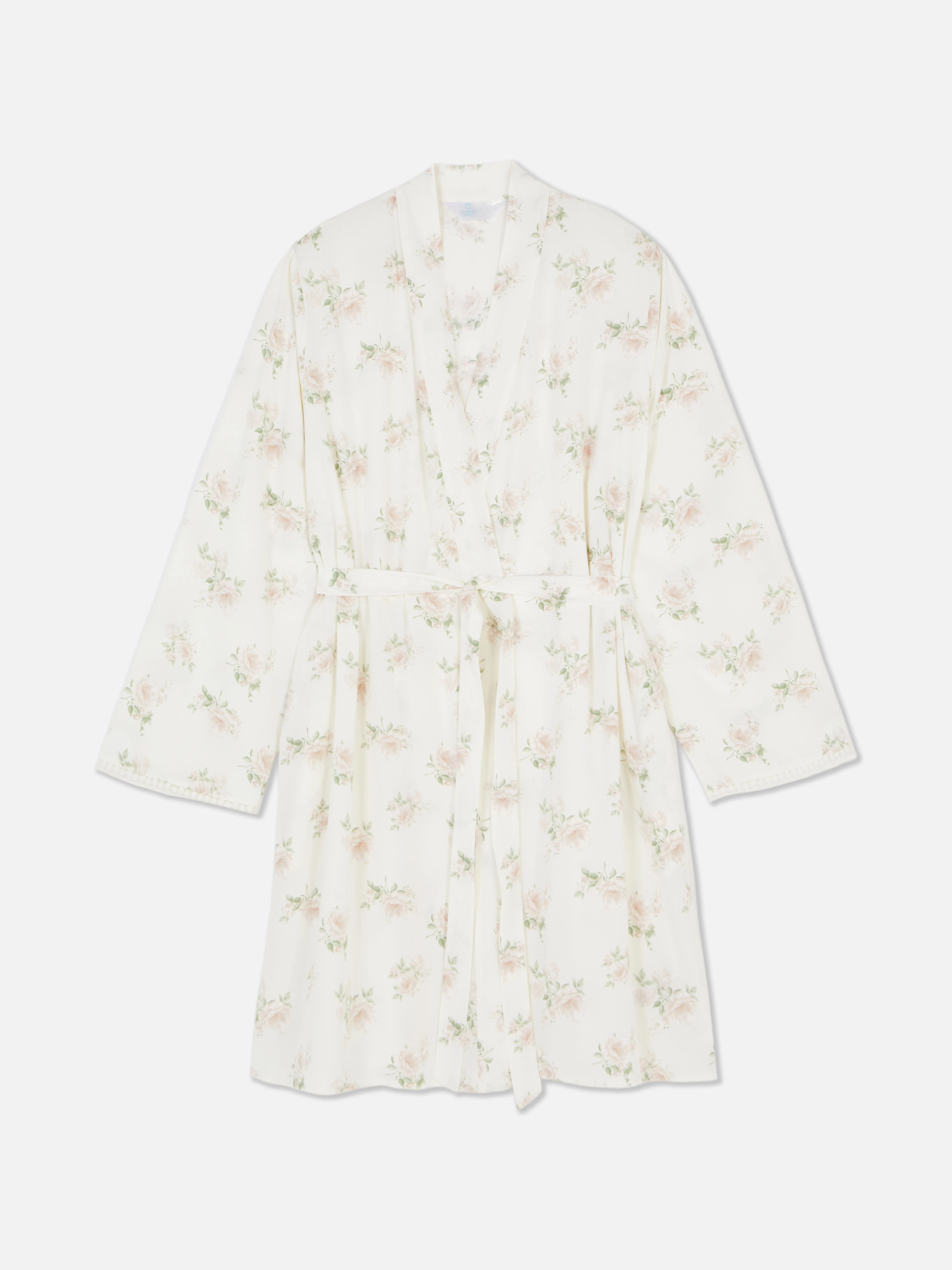 Bata de pijama de flores