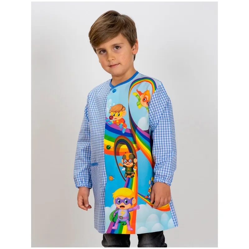 BATA ESCOLAR AZUL SUPERHéROES  TALLA 1