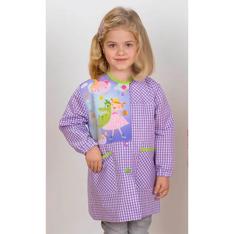 BATA ESCOLAR LILA PRINCESA Y DRAGóN  MAGASA