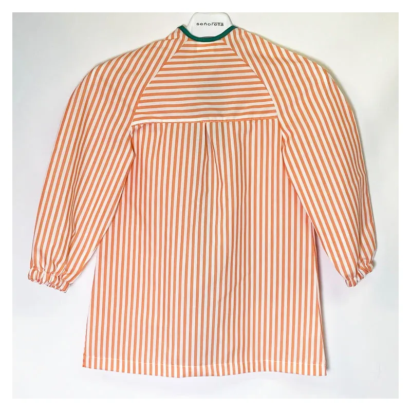 BATA ESCOLAR NARANJA COMBI CON BOTONES  PONSICH