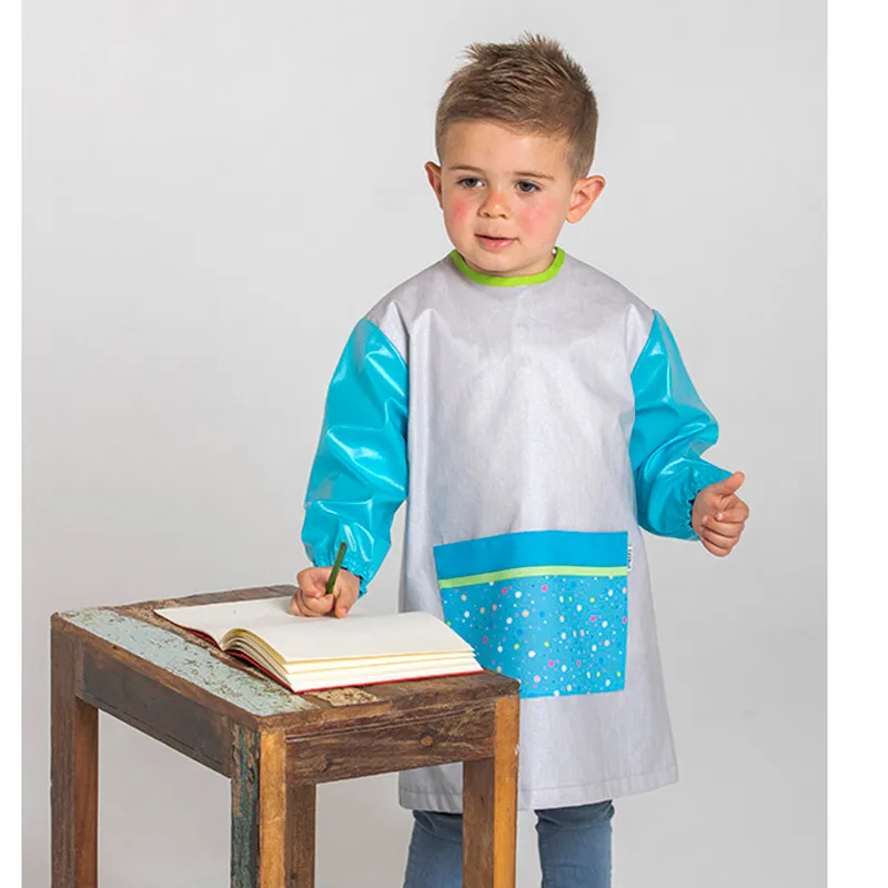 BATA INFANTIL PLASTIFICADA TOPOS  TALLA 2