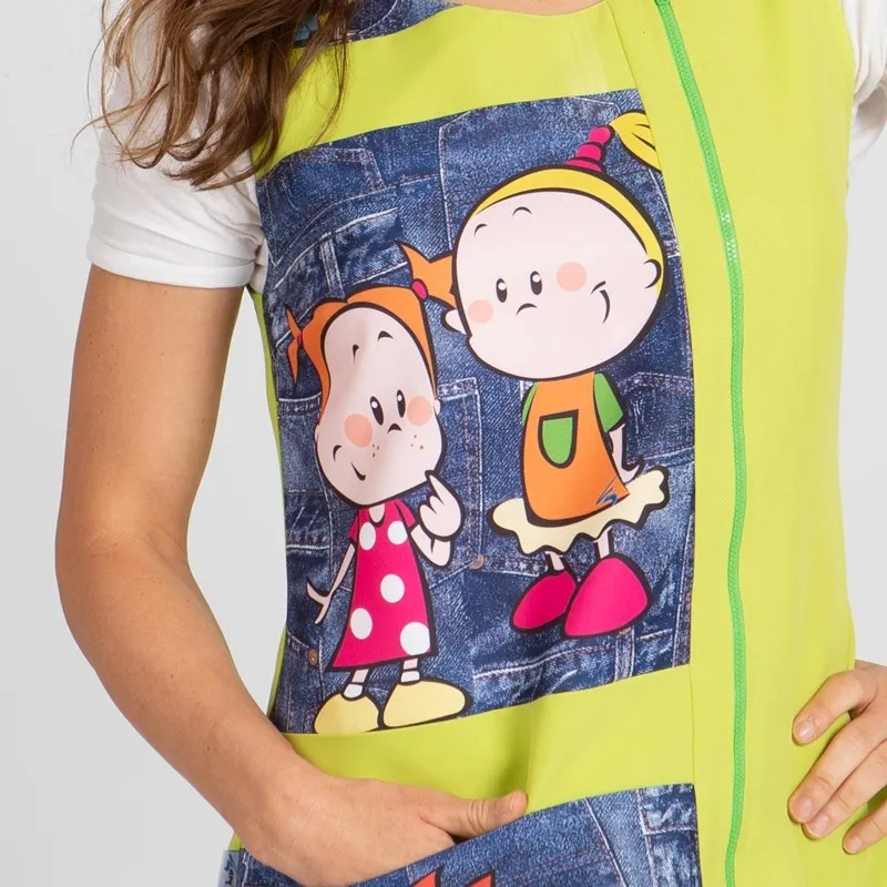 BATA OUTLET DE MAESTRA SIN MANGAS INFANCIA  GARY'S