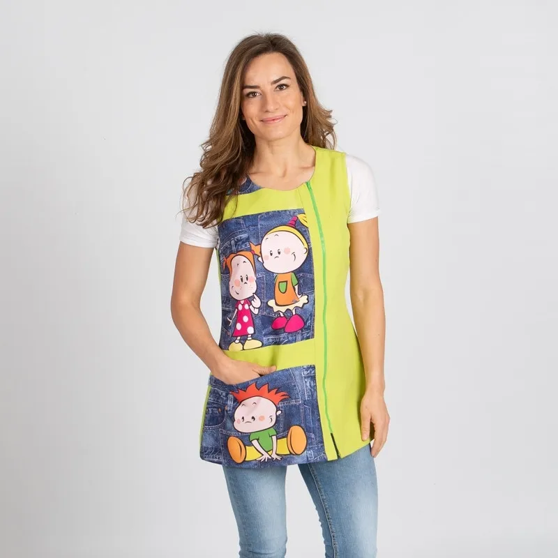 BATA OUTLET DE MAESTRA SIN MANGAS INFANCIA  GARY'S