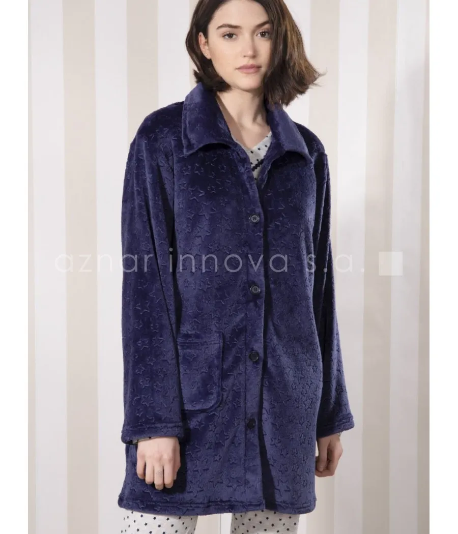 Bata térmica mujer Admas Clásica coralina azul