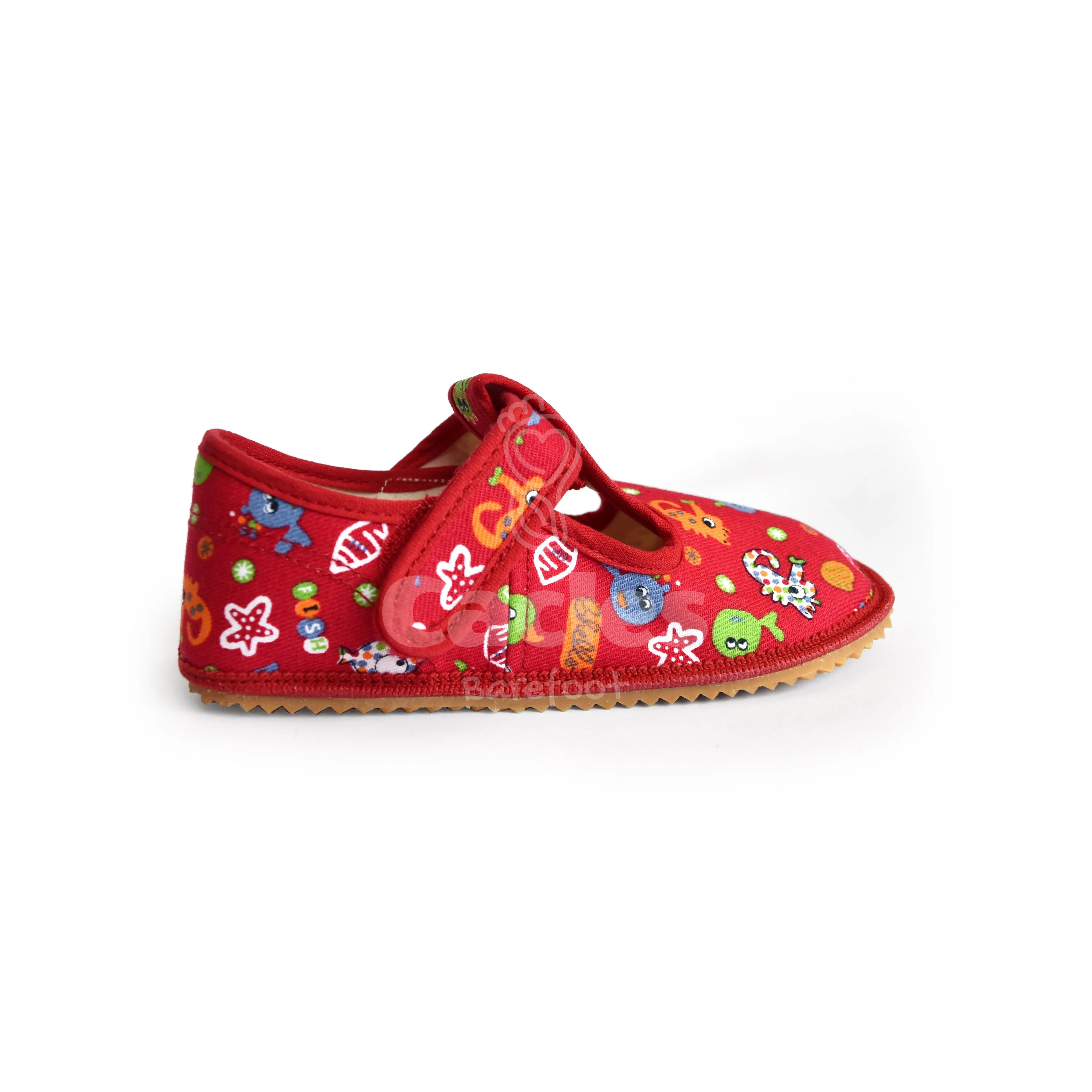 BEDA  SLIPPERS BF 060010/W  RED FISH