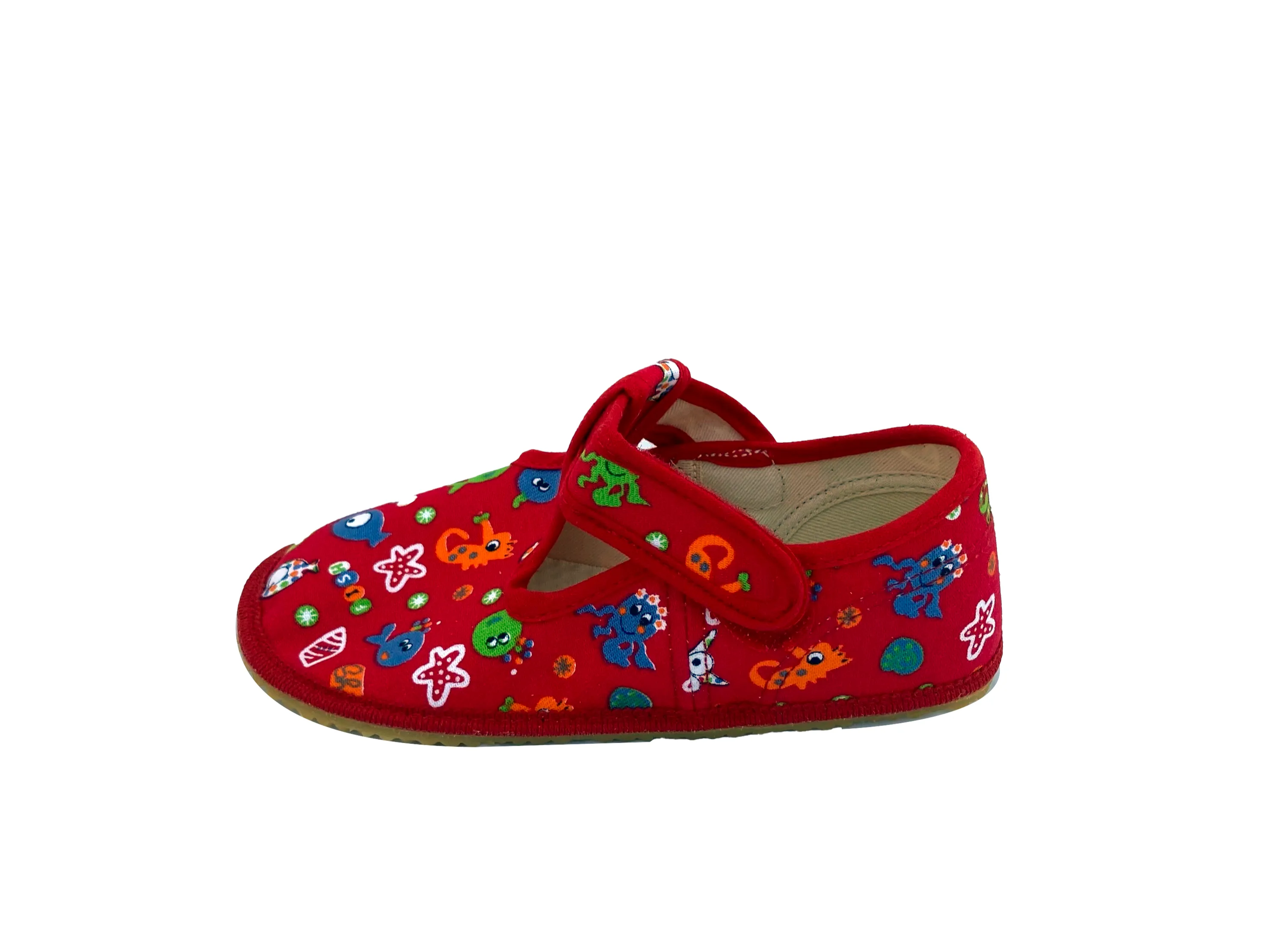 BEDA  SLIPPERS BF 060010/W  RED FISH