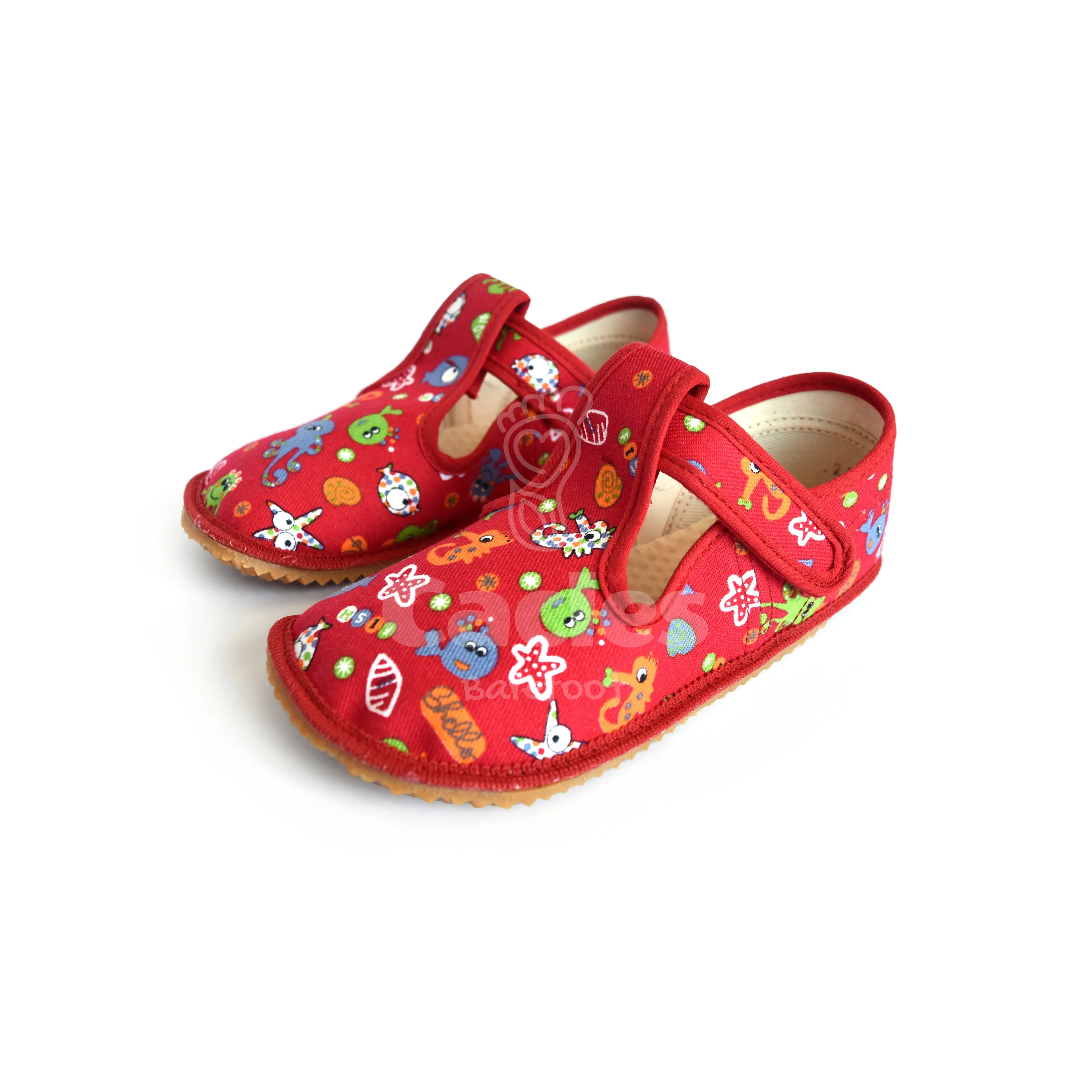 BEDA  SLIPPERS BF 060010/W  RED FISH