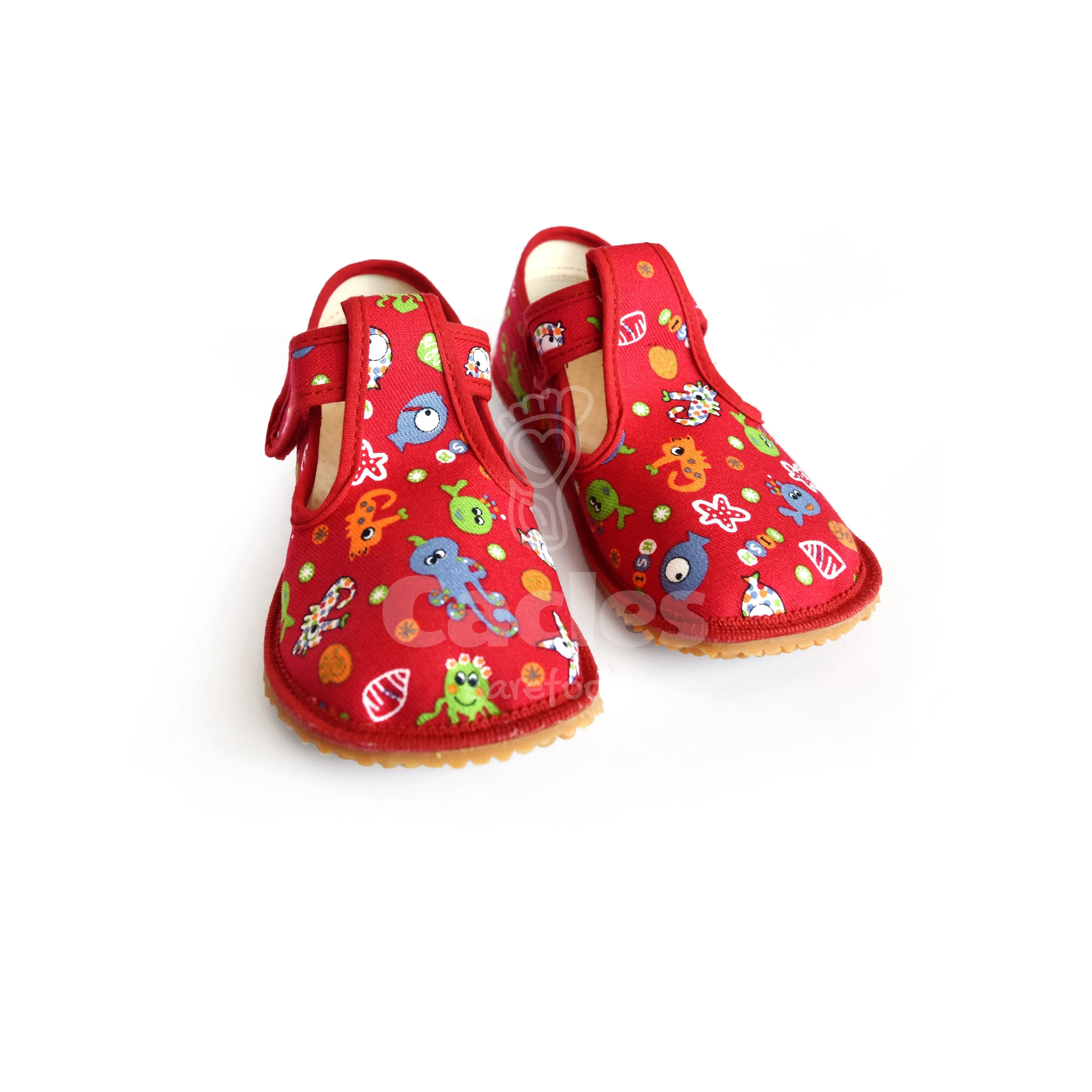 BEDA  SLIPPERS BF 060010/W  RED FISH