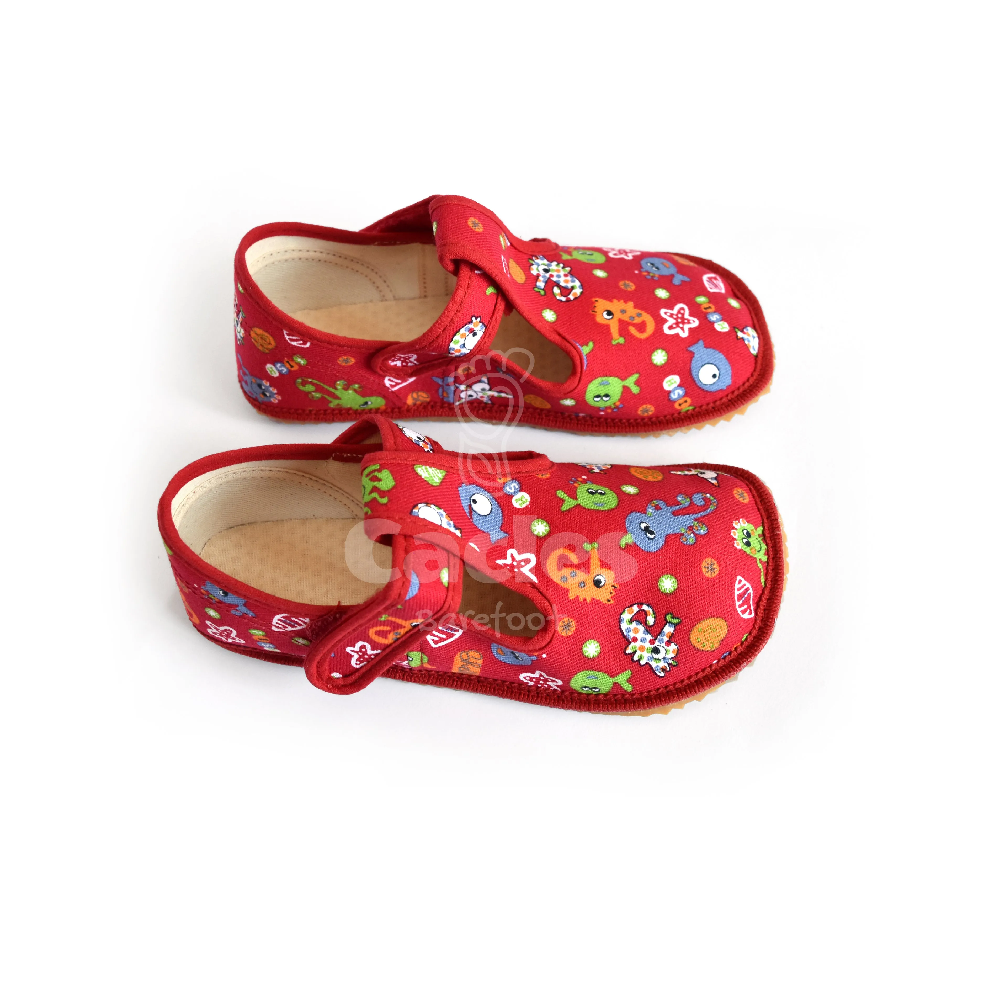 BEDA  SLIPPERS BF 060010/W  RED FISH