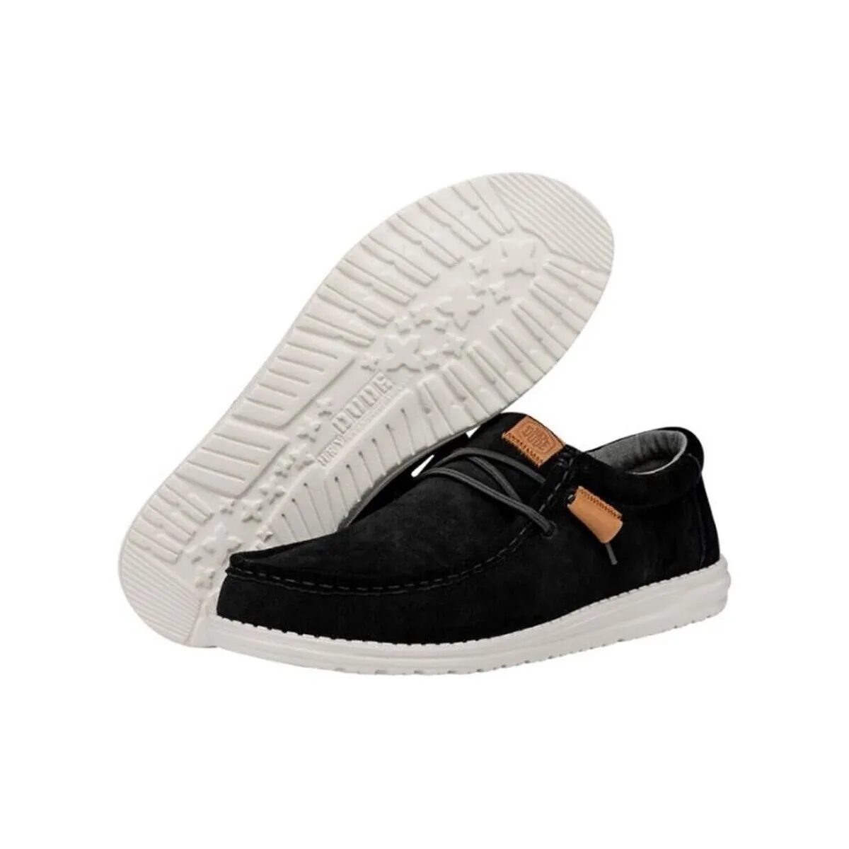 BLUCHER  WALLY CRAFT SUEDE NEGRO
