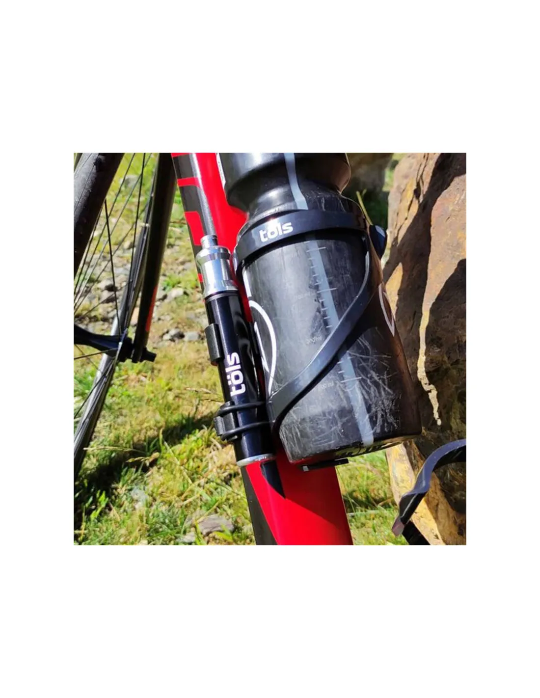 Bombín de ciclismo Töls Aina Hand Pro Black