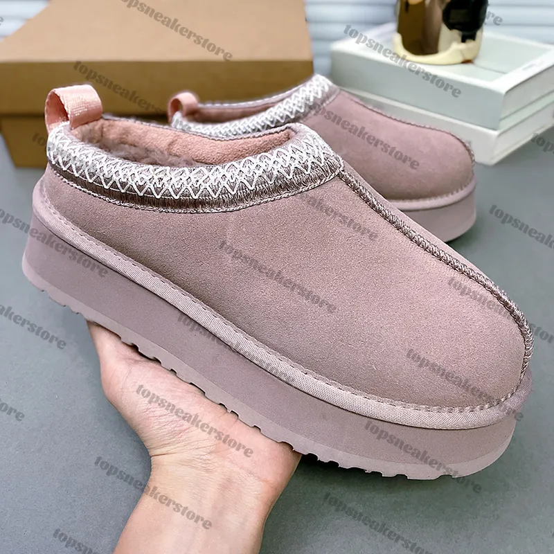 Boots para mujer Chestnut Diseñador Tasman Slippers Men Australia Tazz Suede Shearling Classic Ultra Mini Booties Plataforma Max