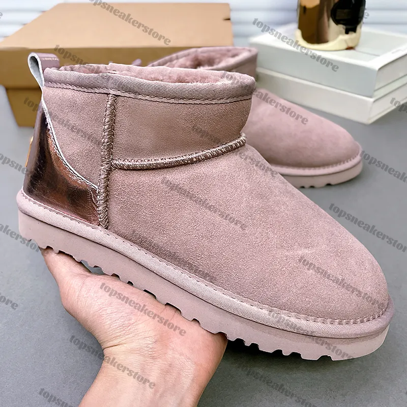 Boots para mujer Chestnut Diseñador Tasman Slippers Men Australia Tazz Suede Shearling Classic Ultra Mini Booties Plataforma Max