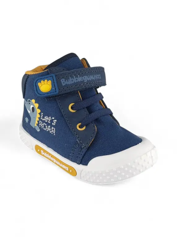 Botin Niño Bebe Dinosuario Azul Bubblegummers