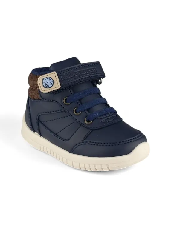 Botin Niño Cordon Azul Oscuro Bubblegummers