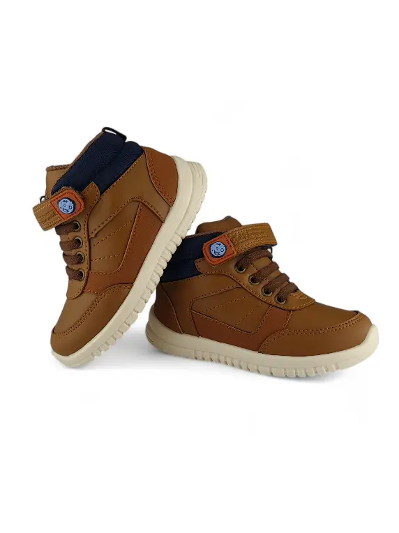 Botin Niño Cordon Cafe Oscuro Bubblegummers
