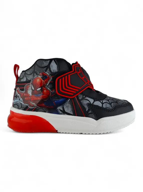 Botin Spiderman Niño Luces Bubblegummers