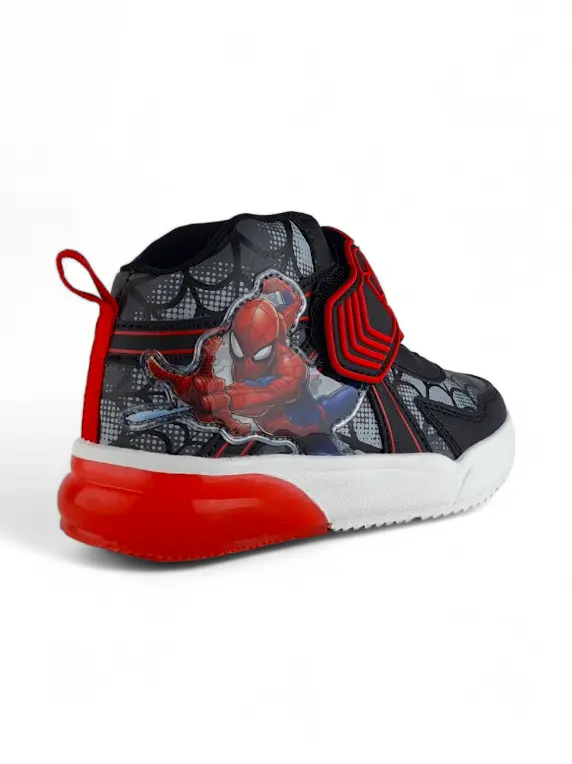 Botin Spiderman Niño Luces Bubblegummers