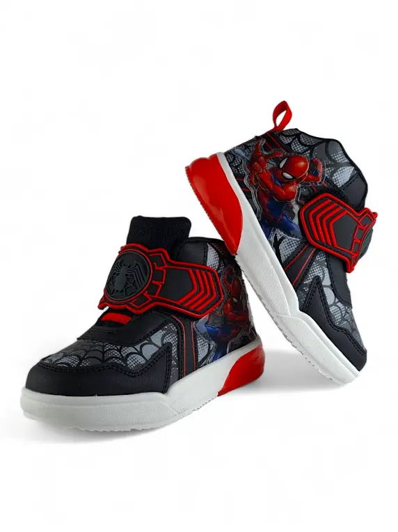 Botin Spiderman Niño Luces Bubblegummers