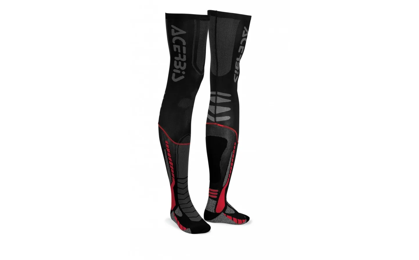 CALCETINES LARGOS ACERBIS XLEG PRO NEGRO ROJO |0021693.323|