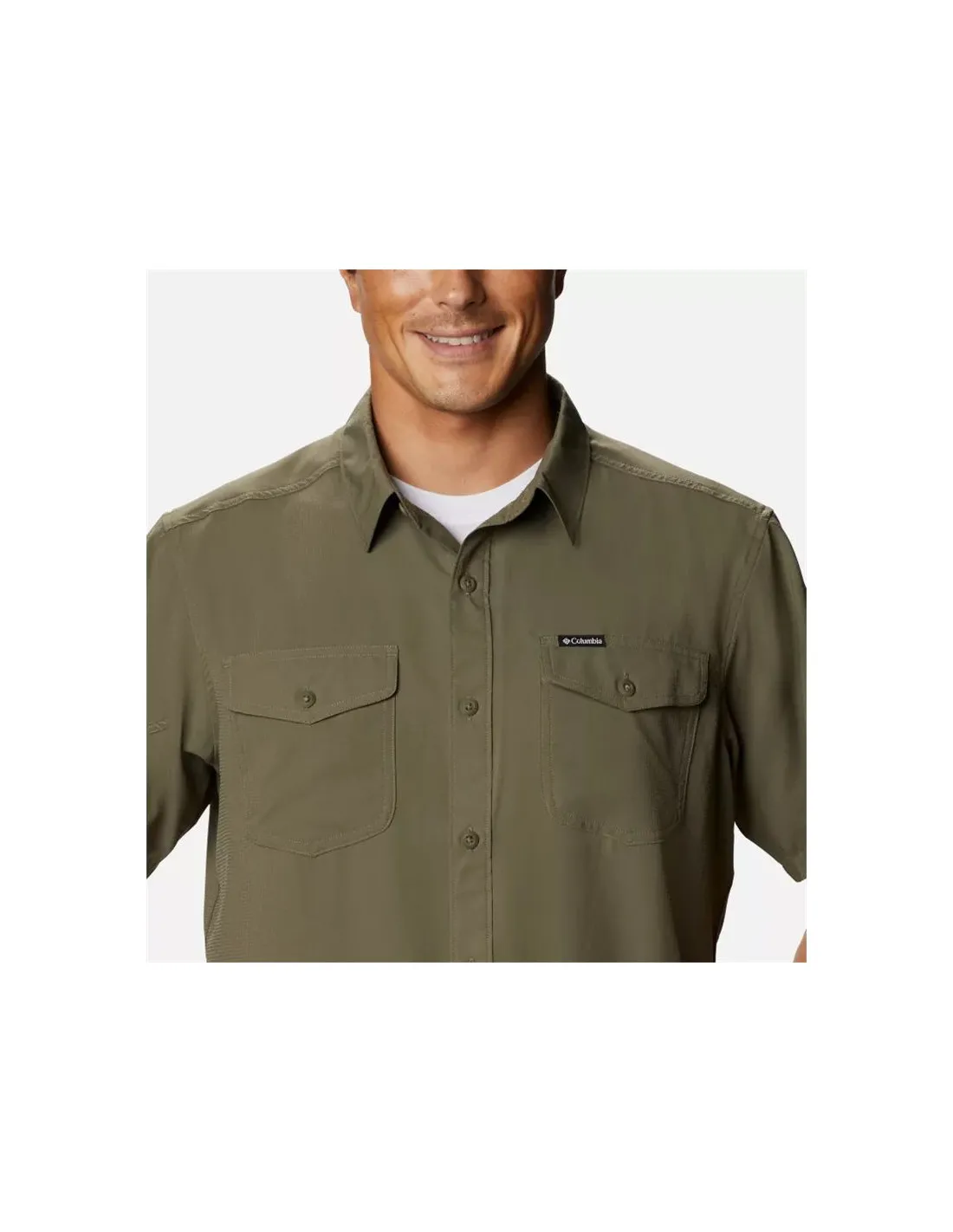 Camisa Columbia Utilizer™ II Solid Short Sleeve Hombre Verde