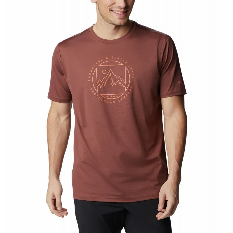 Camiseta Columbia Ice Lake SS Tee (Light Raisin) hombre